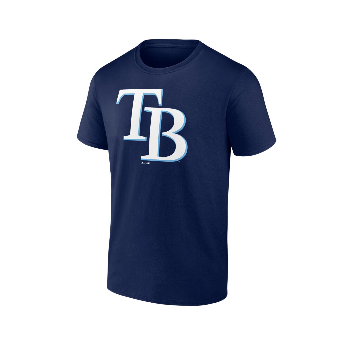 Men's Navy Tampa Bay Rays Logo T-Shirt