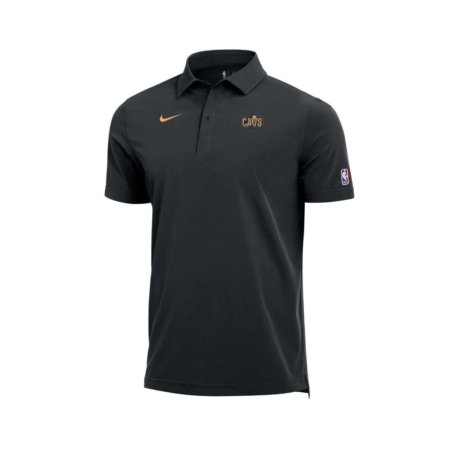 Men's Black Cleveland Cavaliers 2025/26 Authentic Dri-FIT Coaches Polo Shirt