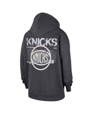 Men's Jordan Anthracite New York Knicks Statement Jumpman Flight Premiere Hoodie
