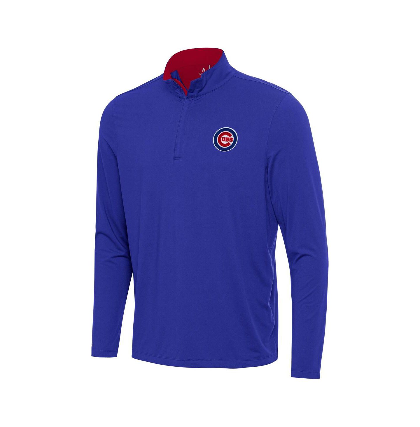 Мужские толстовки Antigua Royal Chicago Cubs Content Quarter-Zip — фото 2