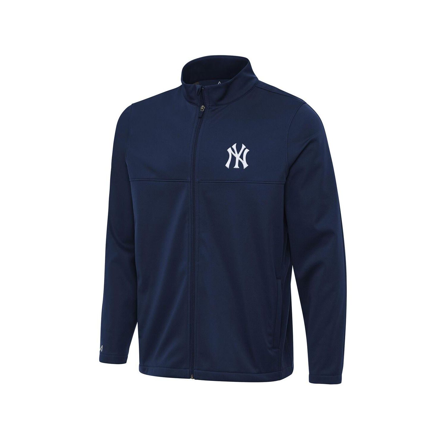 Men's Navy New York Yankees Links 2 Full-Zip Golf Jacket