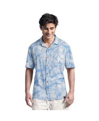 Men's Blue Philadelphia Phillies Linen Party Button-Up Shirt