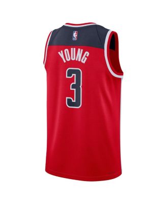Men's and Women's Trae Young Red Washington Wizards Swingman Icon Edition Jersey