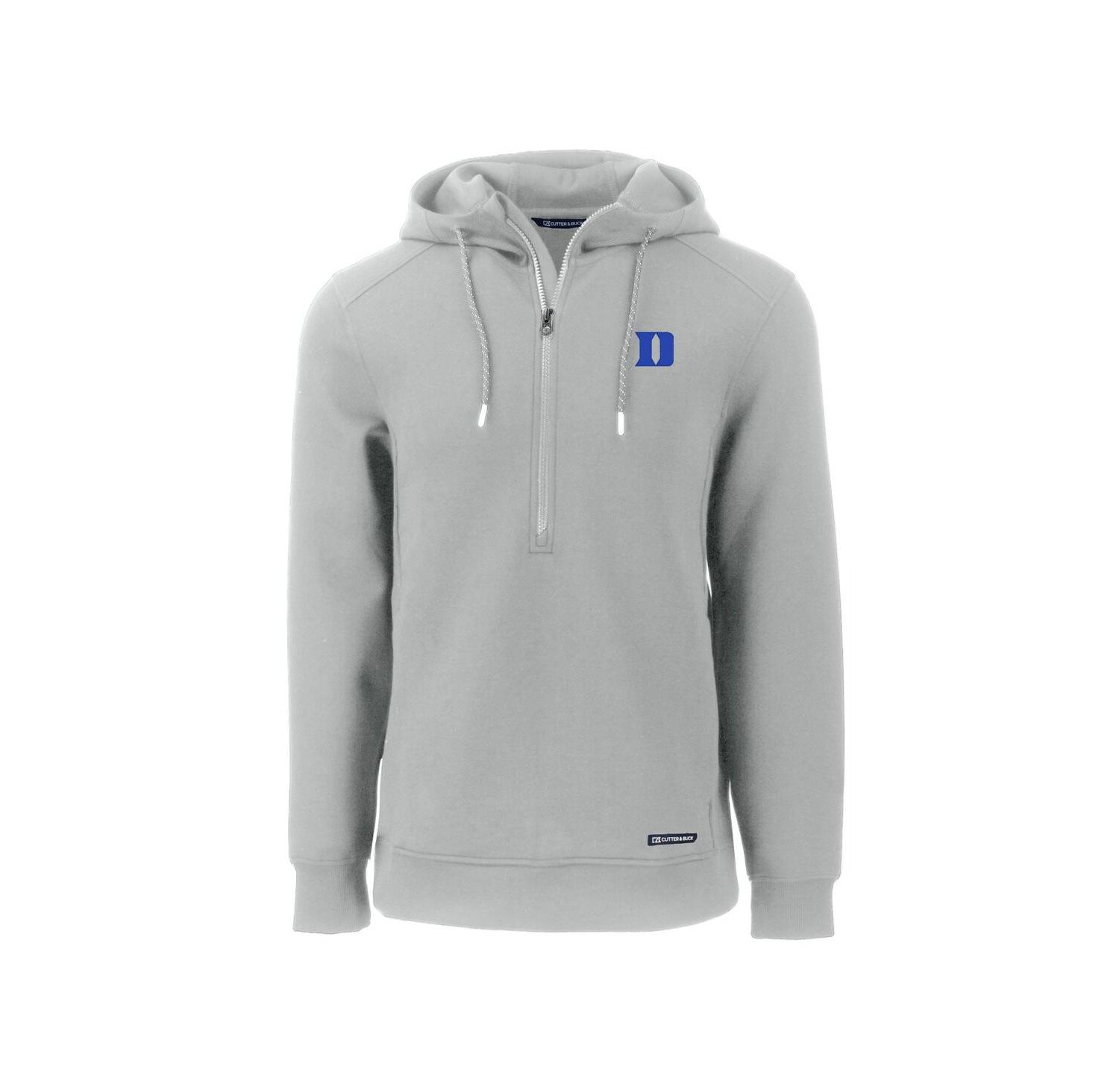 Men's Gray Duke Blue Devils Roam Half-Zip Hoodie