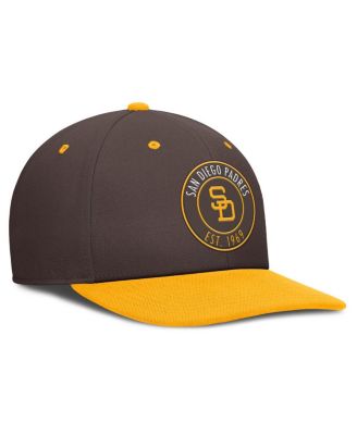 Men's Brown/Gold San Diego Padres Cooperstown Collection Pro Dri-FIT Snapback Hat