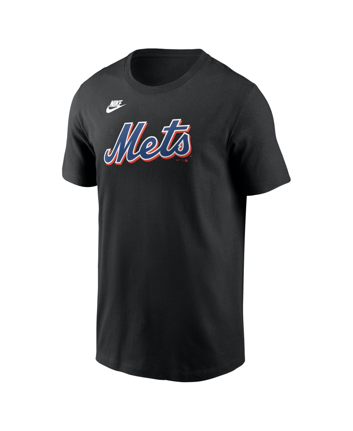 Nike Men's Mike Piazza Black New York Mets Cooperstown Collection Name Number T-Shirt