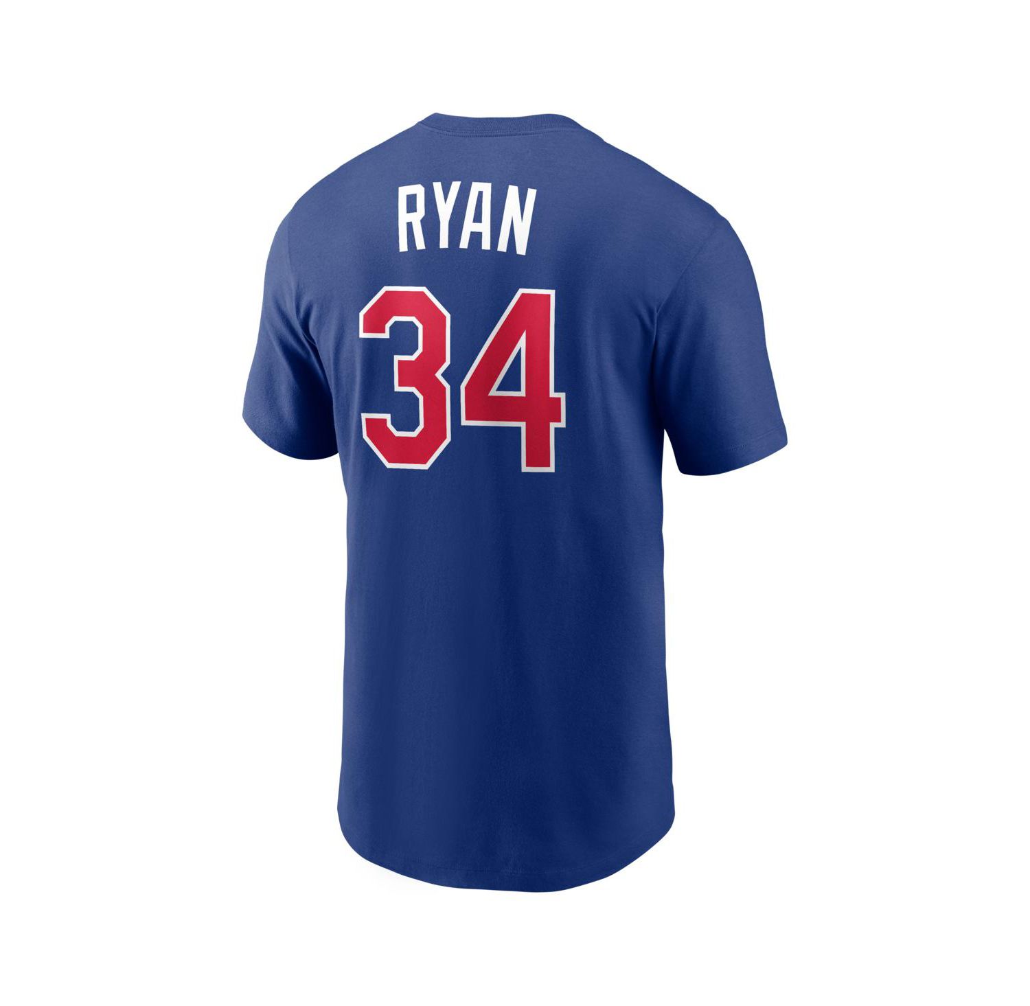 Men's Nolan Ryan Royal Texas Rangers Cooperstown Collection Name & Number T-Shirt