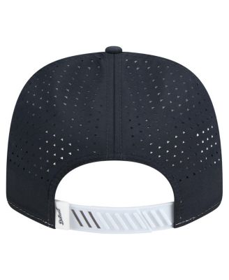 Men's White/Navy Detroit Tigers Established Patch 9SEVENTY Adjustable Hat