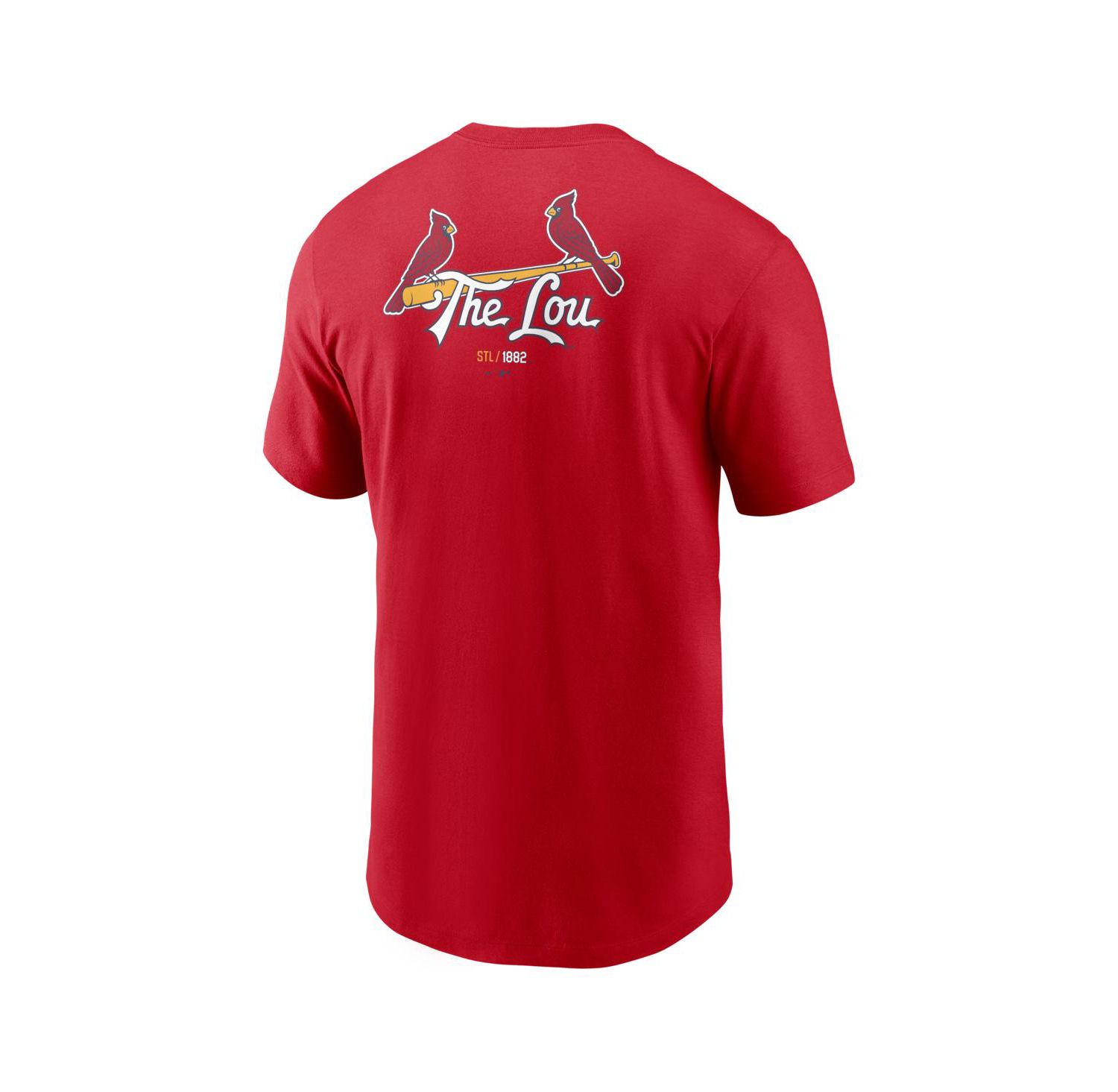 Men's Red St. Louis Cardinals City Connect 2-Hit T-Shirt
