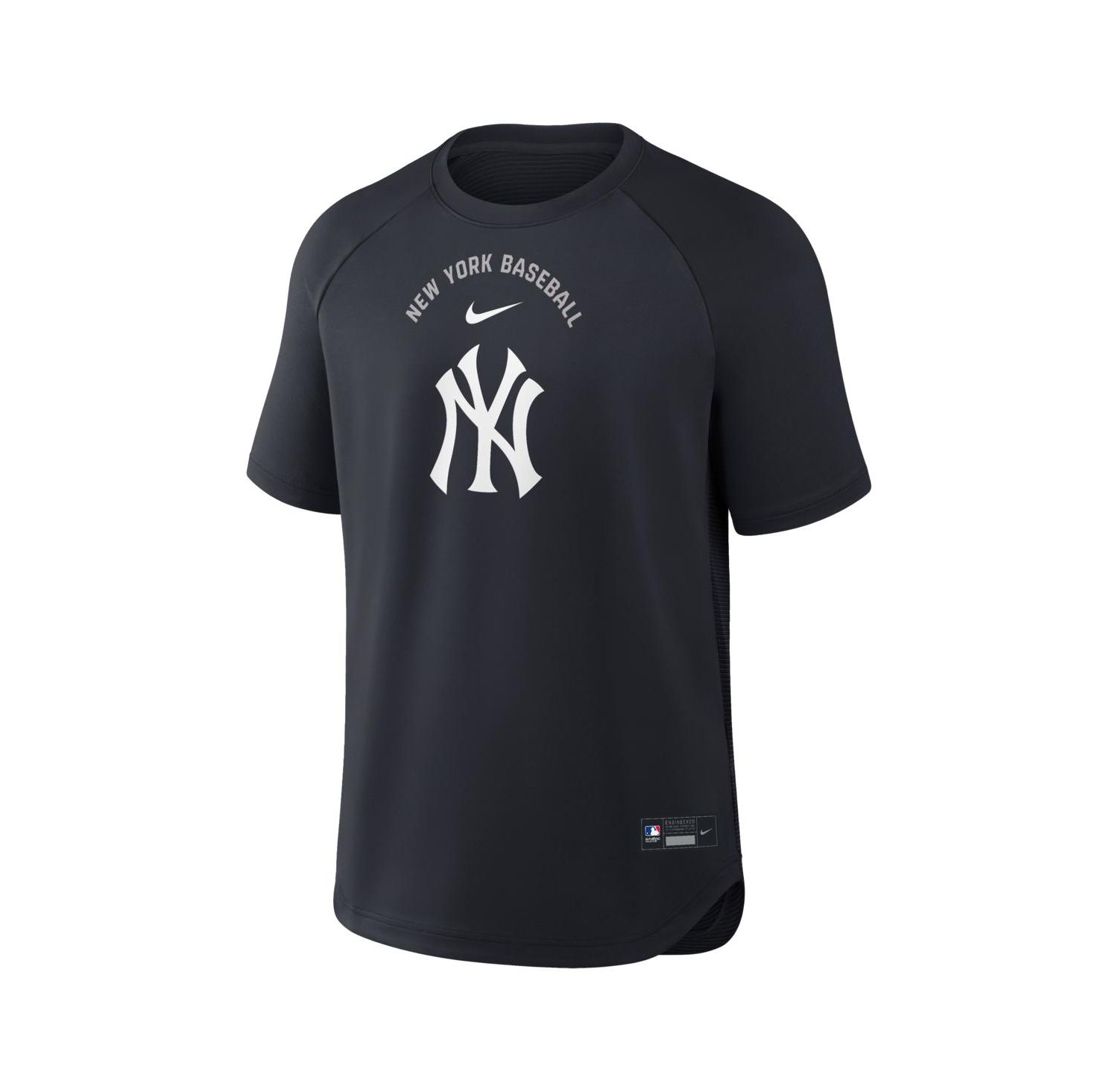 Men's Navy New York Yankees Authentic Collection Batting Practice Pre-Game Raglan Dri-FIT T -Shirt