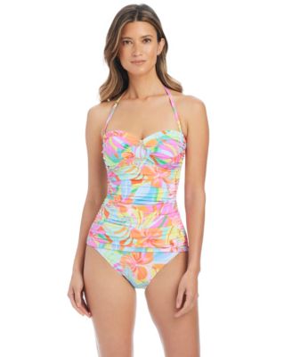 Women's Bellissimo Draped Swim Tankini Top