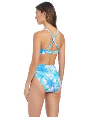 Women's Riviera Retreat Over-The-Shoulder Swim Bikini Top
