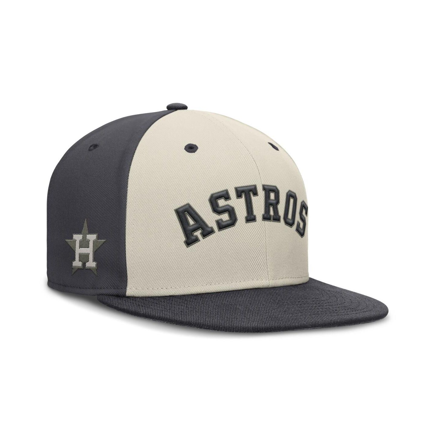 Мужская кепка Nike Cream Houston Astros Dri-FIT True Fitted Hat — фото 1