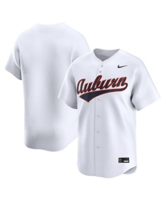 Men's White Auburn Tigers Home Limited Baseball Jersey