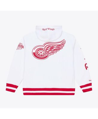 Men's White Detroit Red Wings Arctic Fleece Hoodie