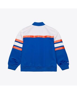 Men's Royal Denver Broncos Head Coach Lightweight Full-Snap Satin Jacket