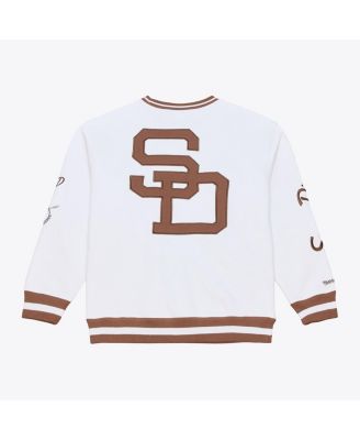 Men's White San Diego Padres Arctic Fleece Sweatshirt