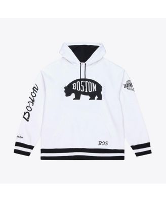 Men's White Boston Bruins Arctic Fleece Hoodie