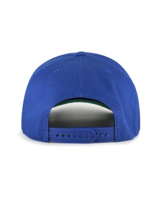 Men's Royal/Brown New York Mets Cooperstown Break Wood Suede Hitch Adjustable Hat