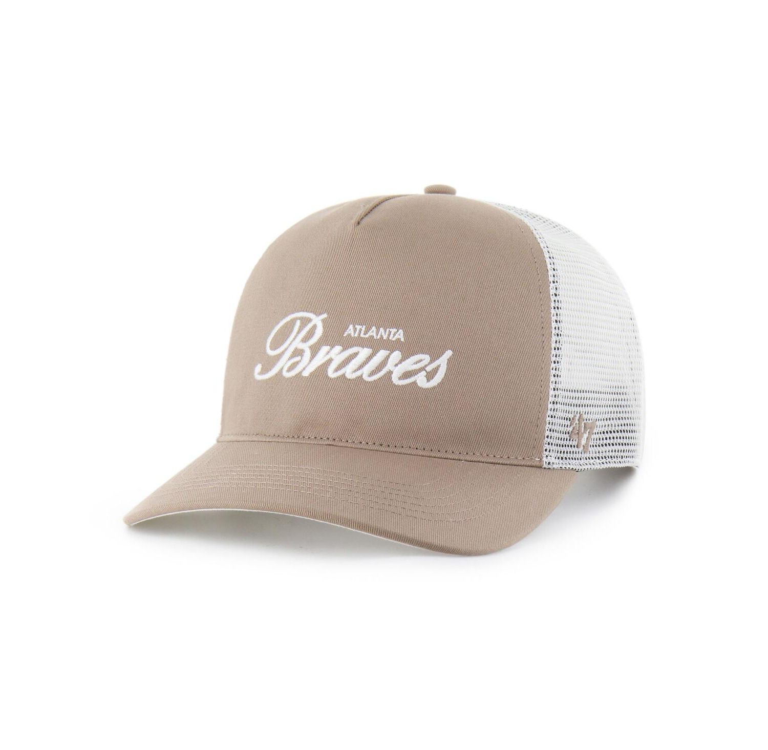 Men's Brown Atlanta Braves Foundational Mesh Hitch Adjustable Hat