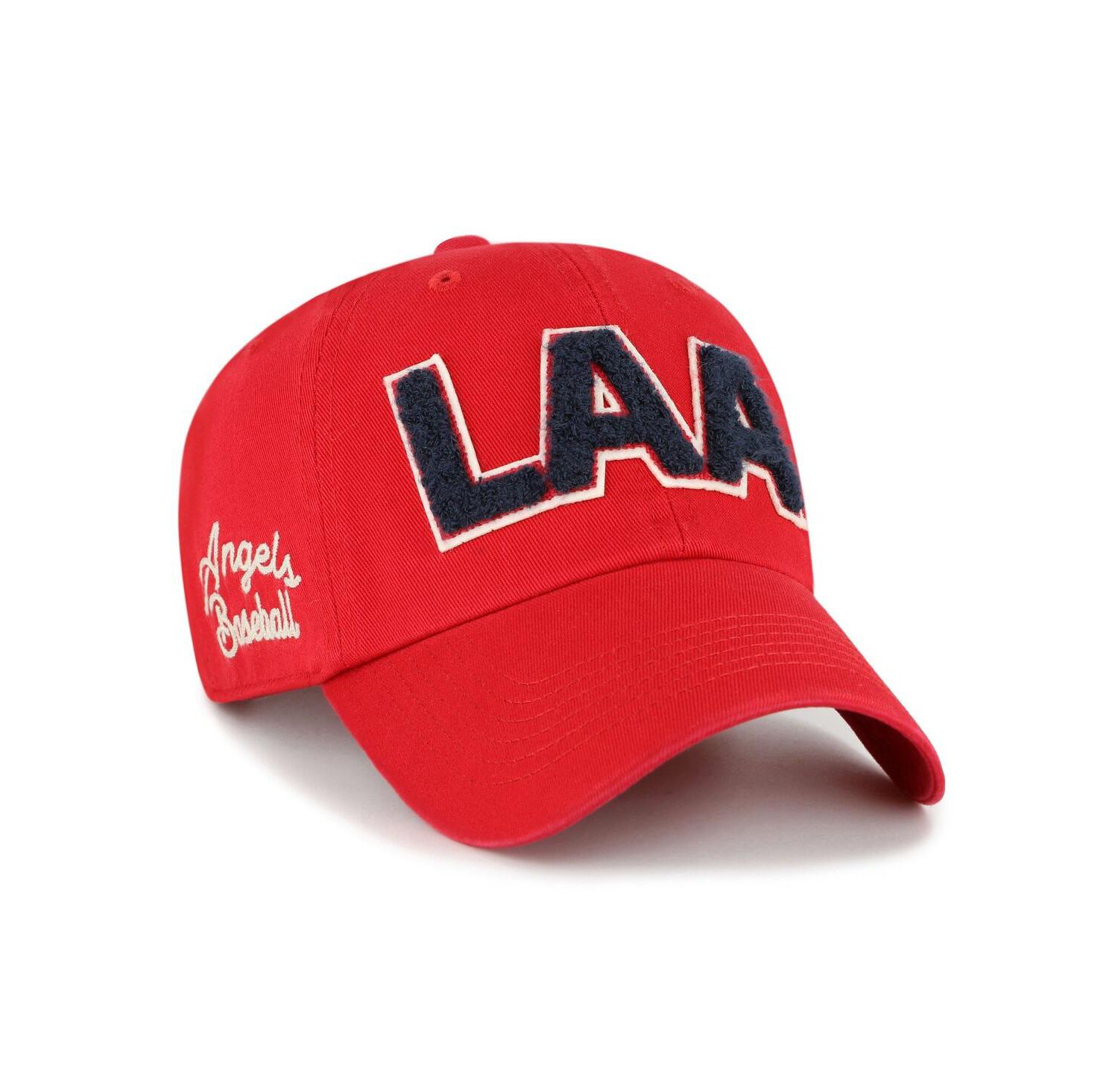 Women's Red Los Angeles Angels Zoey Clean Up Adjustable Hat