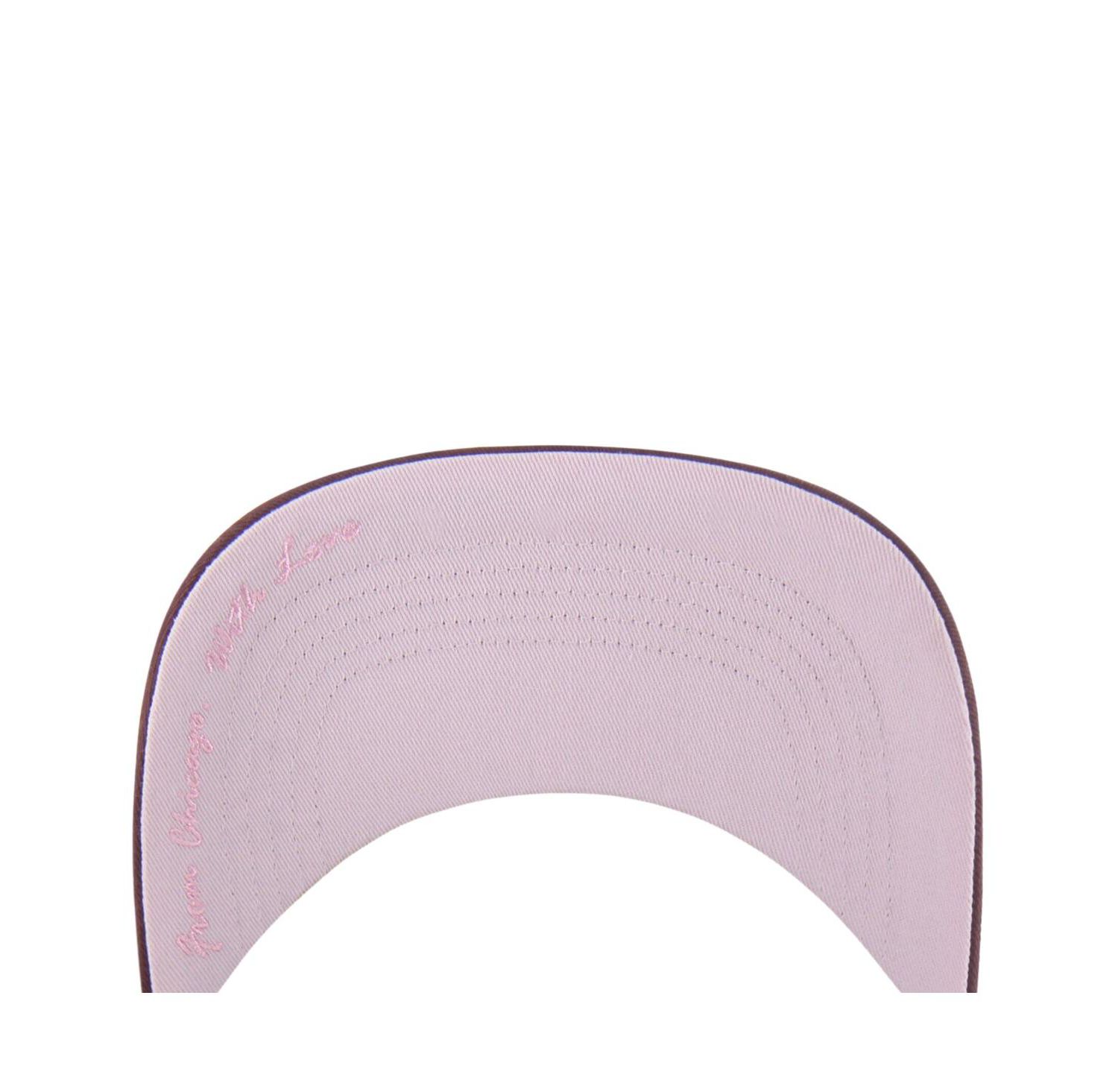 Men's and Women's Stone/Burgundy Chicago White Sox Love Letter Adjustable Hitch Hat