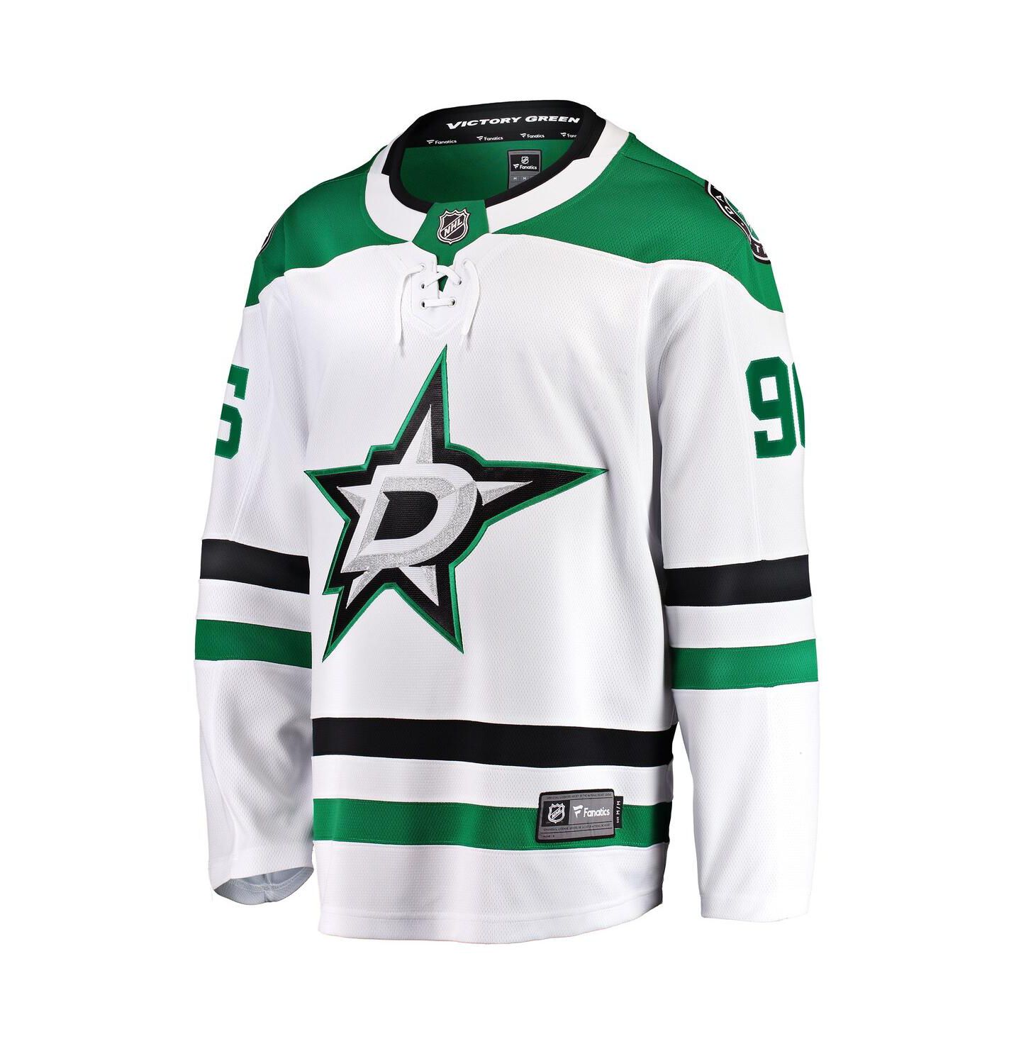 Мужской топ Fanatics Mikko Rantanen White Dallas Stars Away Breakaway Jersey — фото 2