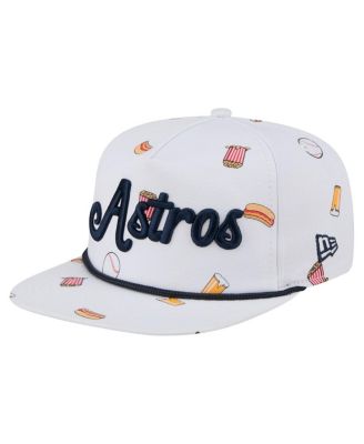 Men's White Houston Astros Team Cheer Rope 19TWENTY Adjustable Hat