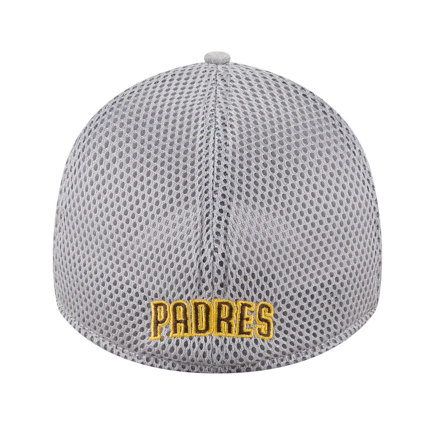 Men's Gray San Diego Padres Visor Paint Splatter 39THIRTY Flex Hat