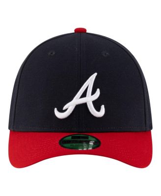 Men's Navy Atlanta Braves Player Replica 39THIRTY M-Crown Flex Hat