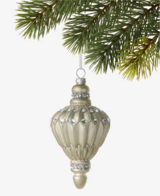 Gilded Glamour Finial Ornament
