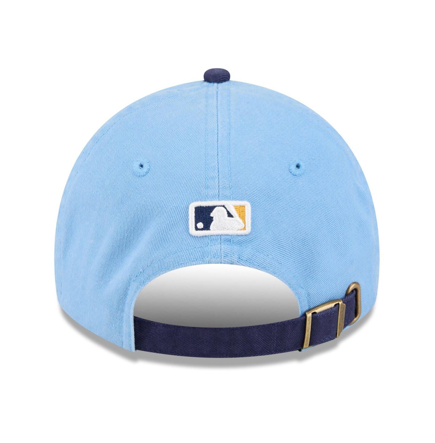Мужская кепка New Era Light Blue/Navy Milwaukee Brewers 2026 Spring Training Casual Classic Adjustable Hat — фото 4