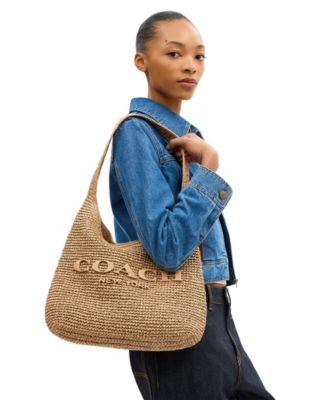 Brooklyn Large Straw Shoulder Bag 34