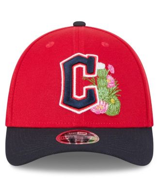 Men's Red/Navy Cleveland Guardians 2026 Spring Training M-Crown 39THIRTY Flex Hat