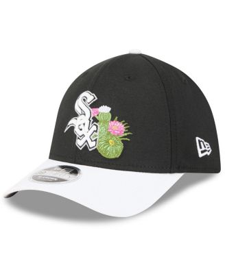 Men's Black/White Chicago White Sox 2026 Spring Training M-Crown 39THIRTY Flex Hat