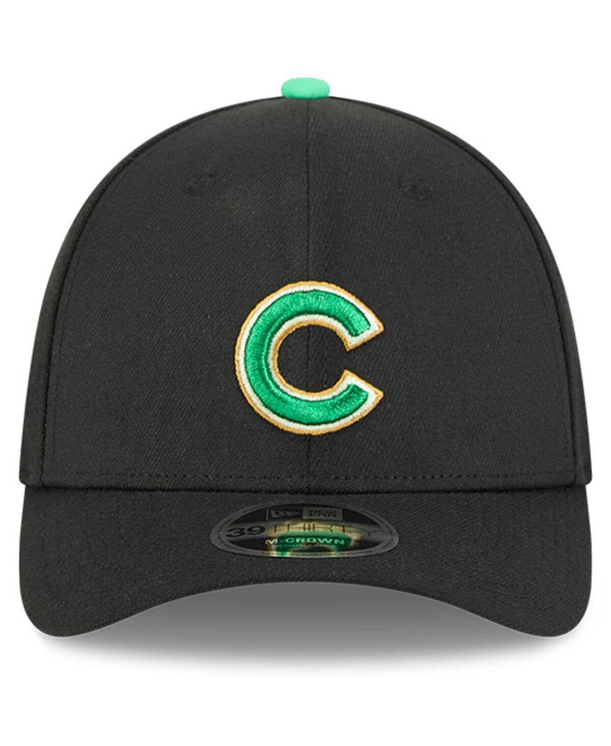 New Era Men's Black Chicago Cubs 2026 St. Patrick's Day 39THIRTY Flex Hat
