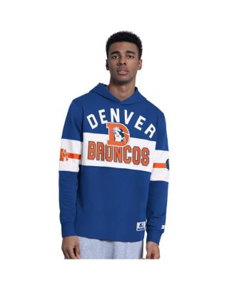 Men's Blue Denver Broncos Fullback Jersey Hoodie
