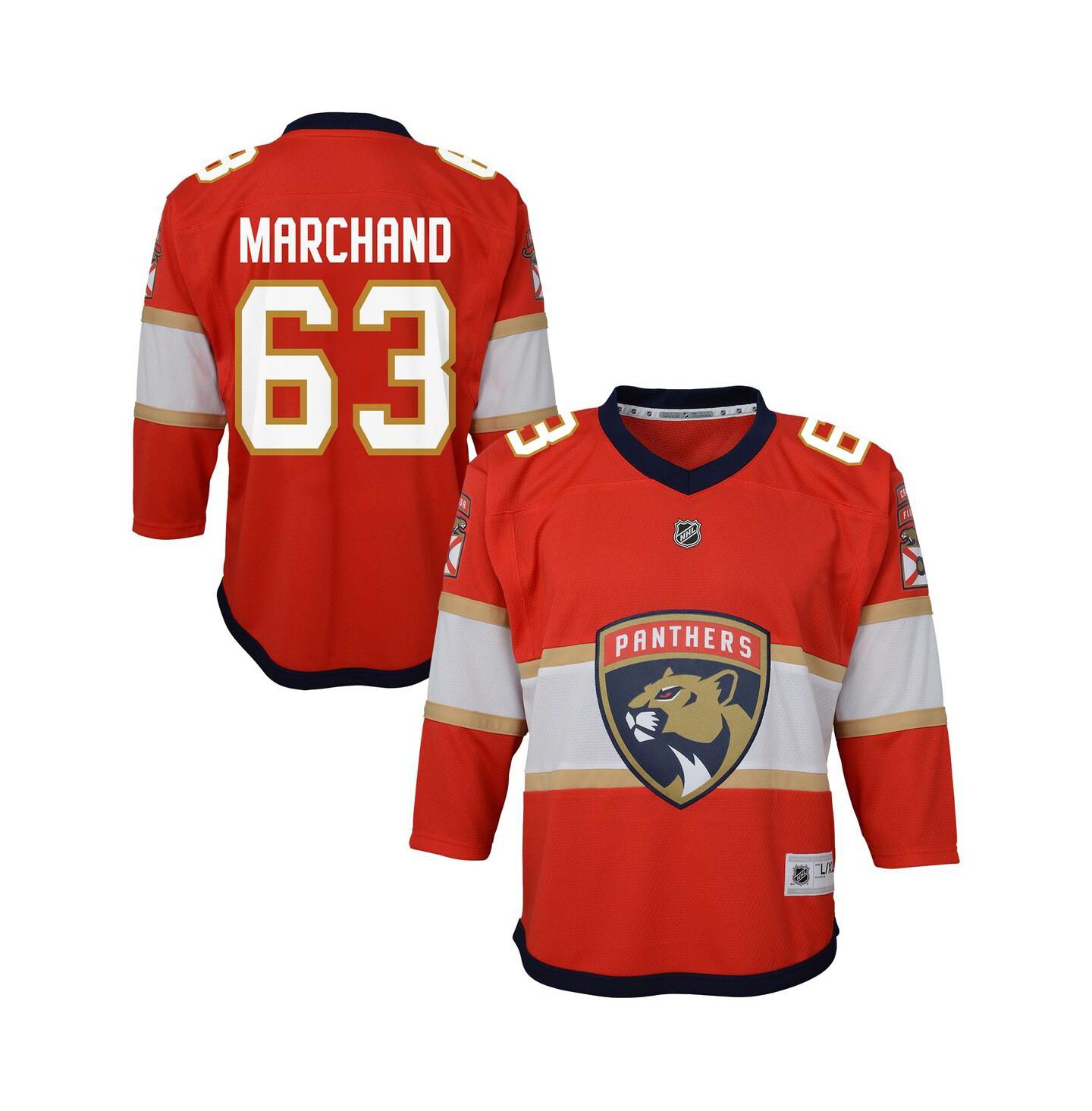 Детская домашняя джерси Outerstuff Brad Marchand Florida Panthers Replica, Red — фото 1