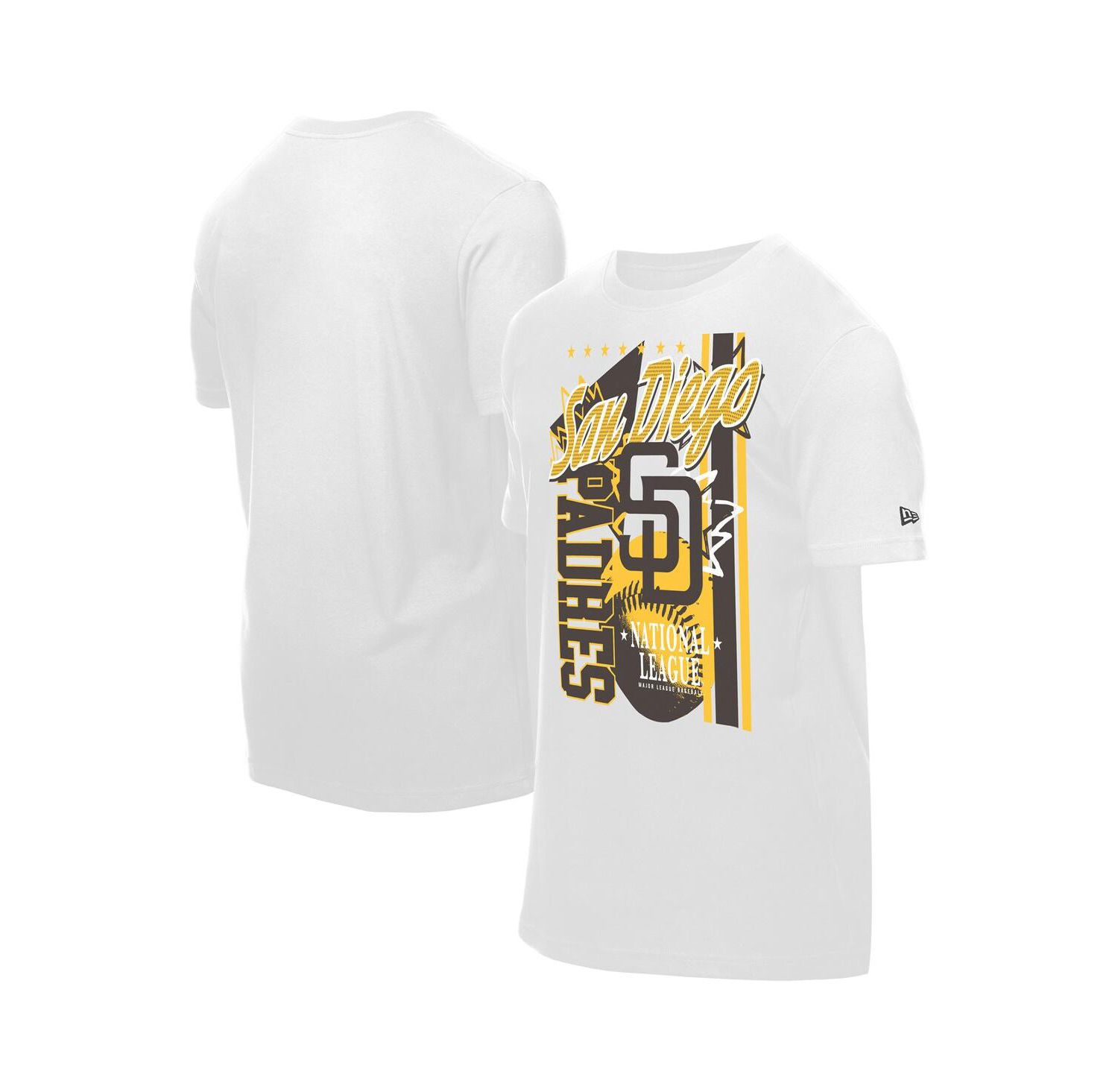 Men's White San Diego Padres Big Graphic Domestic T-Shirt