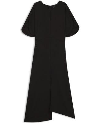 BOSS by Women's Keyhole-Neckline Soft Crepe Dress