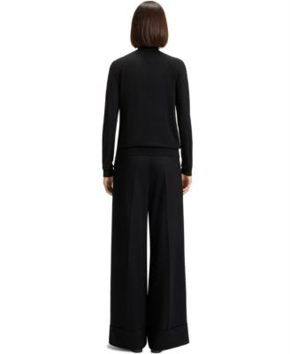 BOSS by Women's Merino Wool Rollneck Sweater