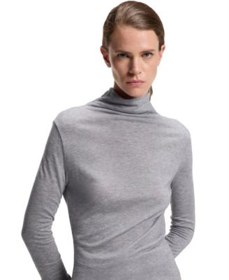 BOSS by Women's High-Neck Top In Soft Jersey
