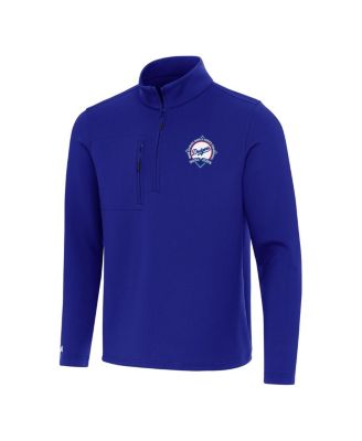 Men's Royal Los Angeles Dodgers Back-to-Back World Series Champions Insider Quarter-Zip 