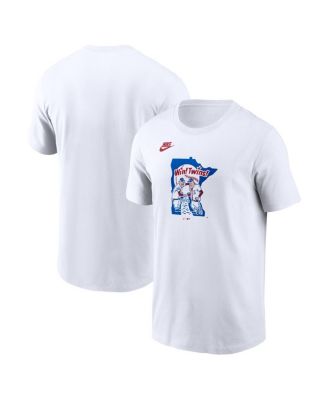 Men's White Minnesota Twins Cooperstown Collection Wordmark T-Shirt