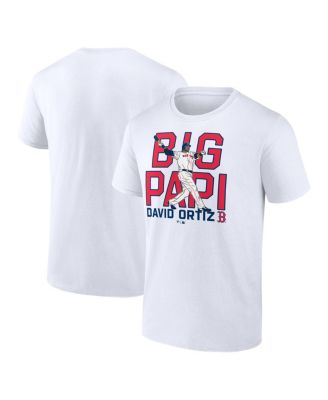 Men's David Ortiz White Boston Red Sox Cooperstown Collection Player T-Shirt