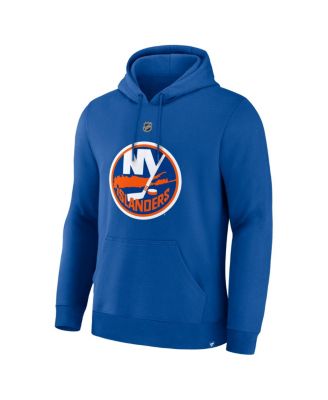 Men's Matthew Schaefer&nbsp;Royal New York Islanders Authentic Stack Name & Number Hoodie