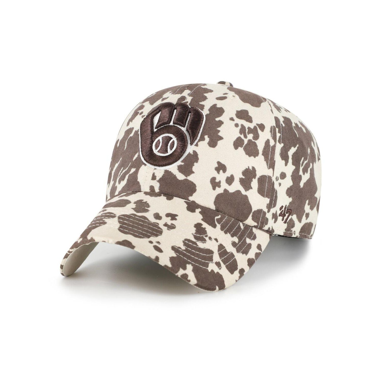 Women's Natural Milwaukee Brewers Bessie Clean Up Adjustable Hat