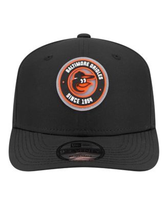 Men's Black Baltimore Orioles Circle 9SEVENTY Adjustable Hat