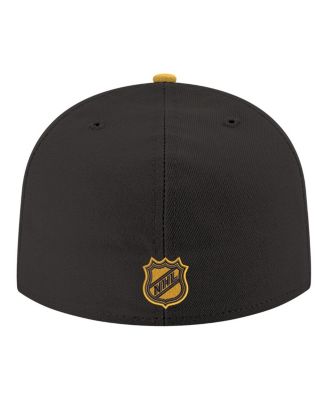 Men's Black Boston Bruins Core Logo Two-Tone 59FIFTY Fitted Hat