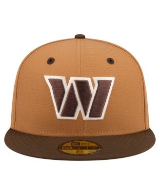 Men's Light Brown/Dark Brown Washington Commanders Two-Tone Walnut 59FIFTY Fitted Hat